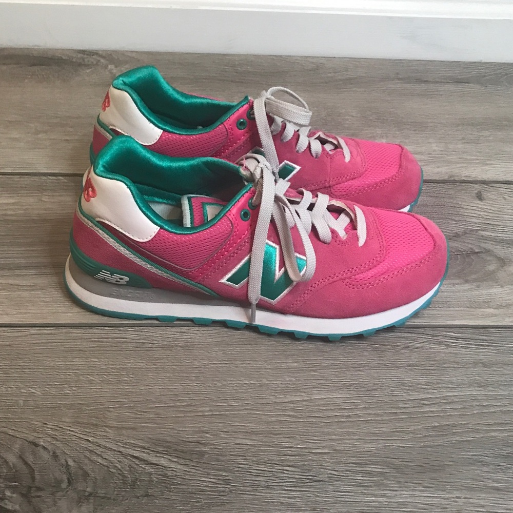 New Balance sneakers pink and green - Picture 3 of 6
